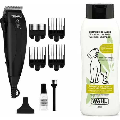 WAHL Combo Wahl Cortadora Pet Clipper Kit 9 Piezas 09653-718 + Shampoo Fórmula De Avena