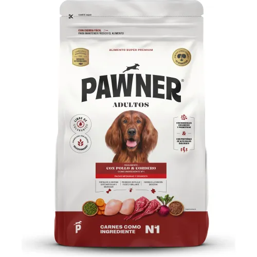 Pawner Pawner Dog Pollo Y Cordero Rz Medianas Y Grandes 15kg / Adultos