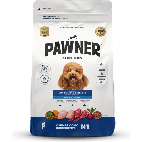 Pawner Pawner Dog Pollo Y Cordero Rz Medianas Y Pequeñas 15kg / Adultos