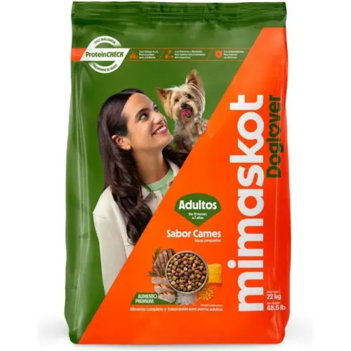 MIMASKOT Mimaskot Alimento Para Perros Adultos Carnes Razas Pequeñas 22kg