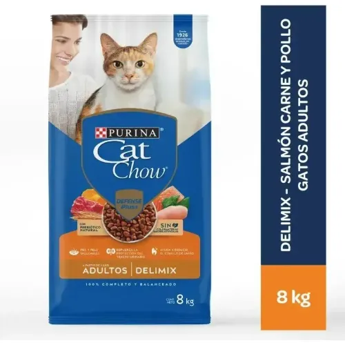 Cat Chow Alimento Para Gatos Cat Chow Delimix 8kg