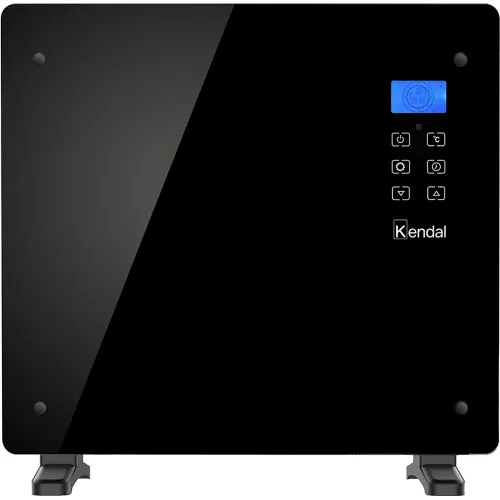 KENDAL Panel Convector Vidrio Gh10rm Black