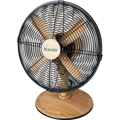 KENDAL Ventilador Sobremesa Kzf-1214d Madera 12 Exclusivo
