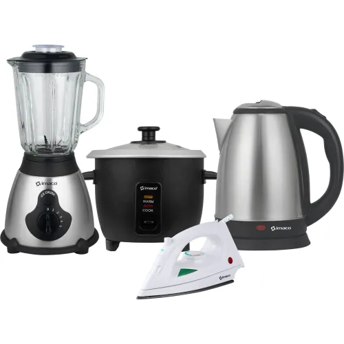 Imaco Cuatri-Combo Licuadora+olla+hervidor+plancha Imaco