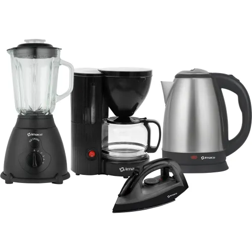 Imaco Cuatri-Combo Licuadora + Hervidor + Cafetera + Plancha Imaco