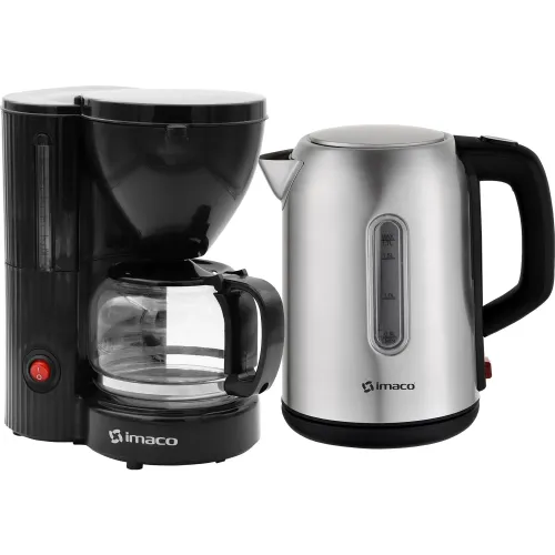 Imaco Combo Cafetera 6 Tazas + Hervidor Eléctrico 1.7l Imaco