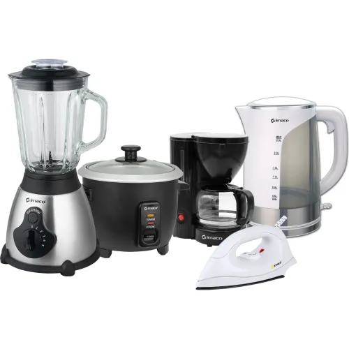 Imaco Pentacombo Licuadora + Olla + Cafetera + Plancha + Hervidor Imaco