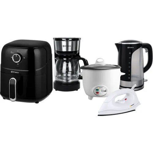 Imaco Pentacombo Freidora + Cafetera + Hervidor + Olla + Plancha Imaco