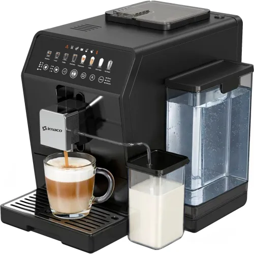 Imaco Cafetera Automática 8 En 1 Espresso Y Capuccino 19 Bares Iecm1582a Imaco