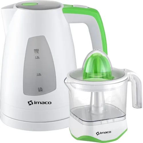 Imaco Combo Hervidor Eléctrico 1.7lts + Exprimidor De Citricos 1lt Imaco
