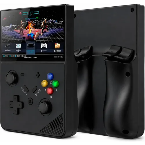 GENERICO Mini Consola Retro M18 Negro 64gb Pantalla Ips