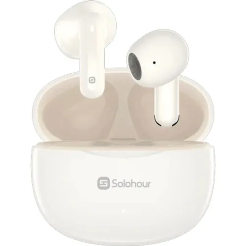 Solohour Audífonos Inalámbricos Solohour Solbuds St9 Blanco Bluetooth 6.0