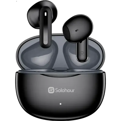 Solohour Audífonos Inalámbricos Solohour Solbuds St9 Negro Bluetooth 6.0
