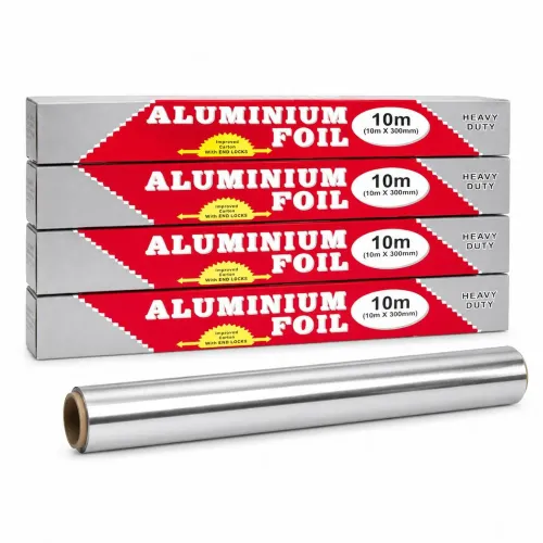 GENERICO Pack X4 Rollo De Papel Aluminio Para Cocina 40 Metros