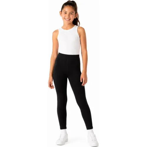 GENERICO Pantalón Leggings Calentador Térmico Panty Leggins Para Niña Talla L - Negro