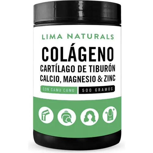 Lima Naturals Colageno Hidrolizado Con Cartilago De Tiburon 500 Gr