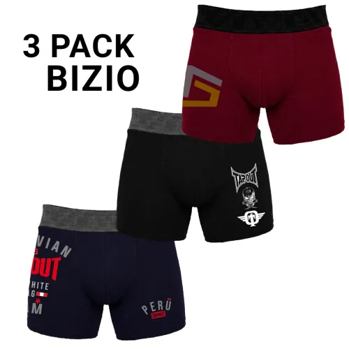 TAPOUT Tripack Boxer Hombre Bizio