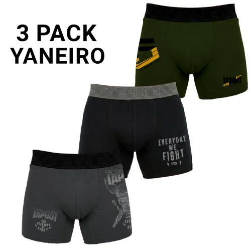 TAPOUT Tripack Boxer Hombre Yaneiro
