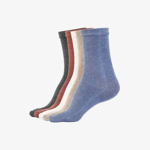 SAGUARO Set Medias Calcetines Sin Costuras X 5
