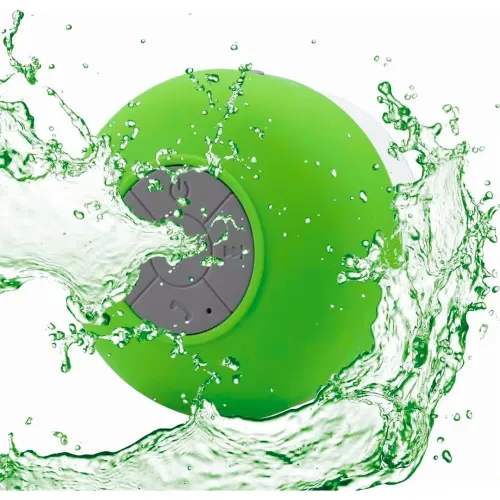 GENERICO Parlante De Ducha Bluetooth Manos Libres Micrófono Integrado Contesta Llamadas - Verde