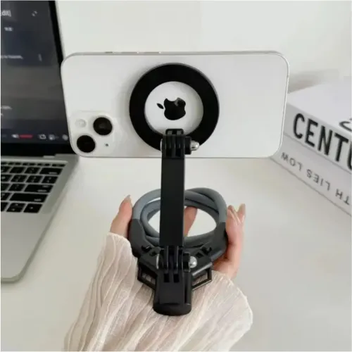 GENERICO Soporte Magnético De Cuello Para Celular Neck Holder Mount Con Accesorios