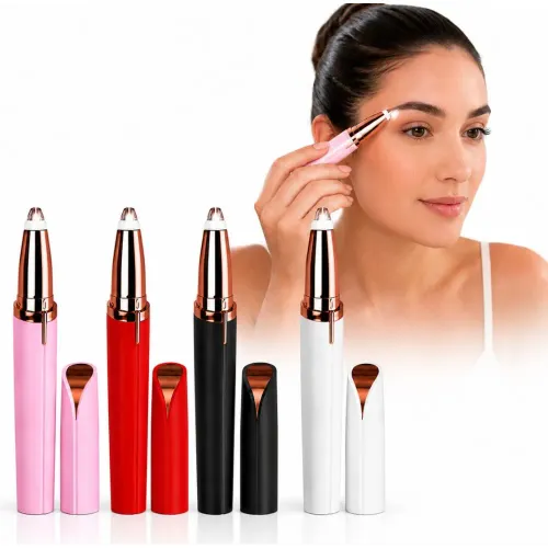 GENERICO Depilador Facial Portátil Para Cejas Con Luz Integrada Y Cabezal De Precisión Color Aleatorio - Multicolor