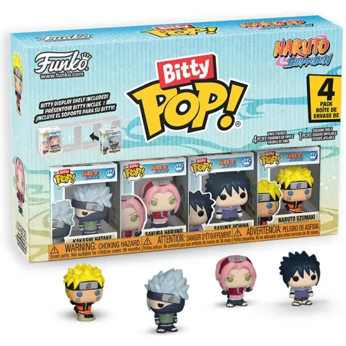 NARUTO Funko Bitty Pop: Naruto Shippuden - Minato 4 Pack