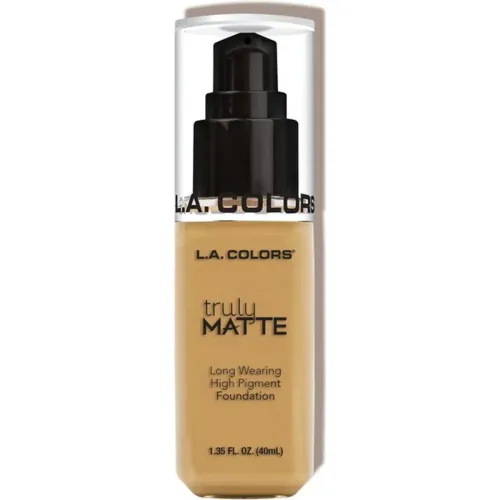 L.A. COLORS Base De Maquillaje Liquida Truly Matte Liquid Foundation-Nude