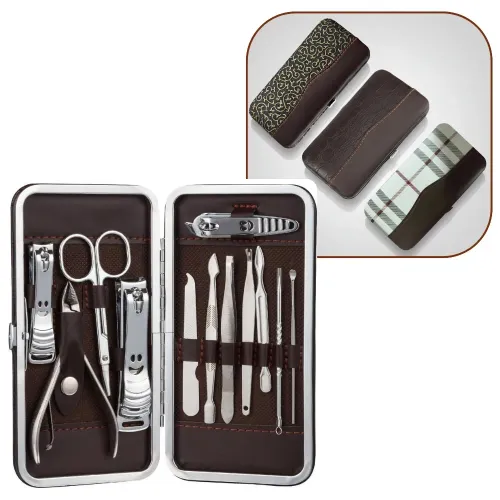 INDEMA Kit De Cortauñas Para Manicure Y Pedicure 12pzs