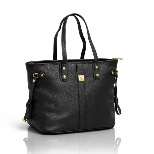 INDEMA Bolso Cartera Mujer Tote Bag Amplio Y Cómodo - Negro