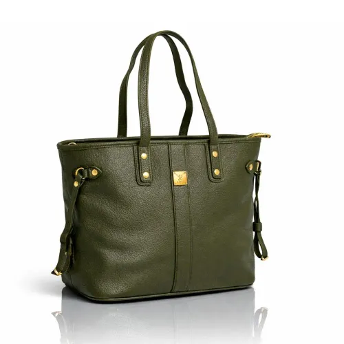 INDEMA Bolso Cartera Mujer Tote Bag Amplio Y Cómodo - Olivo