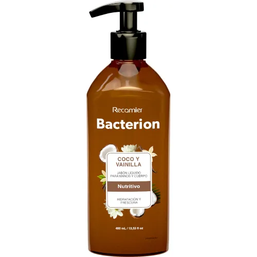 Bacterion Jabon Liquido Bacterion Vainilla Y Coco-400ml