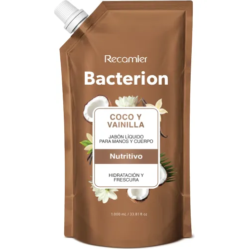 Bacterion Jabon Liquido Bacterion Vainilla Y Coco-1000ml