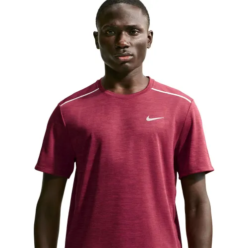 Nike Polo Running Hombre M Nk Df Uv Miler Ss