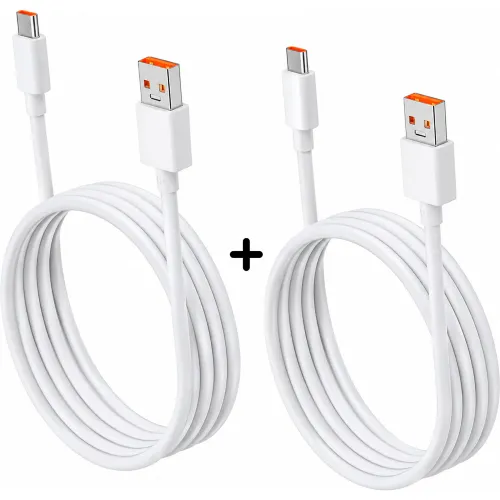 XIAOMI Combo Xiaomi Cable De Carga Rapida Turbo 6atype-A To Type-C Pack X2