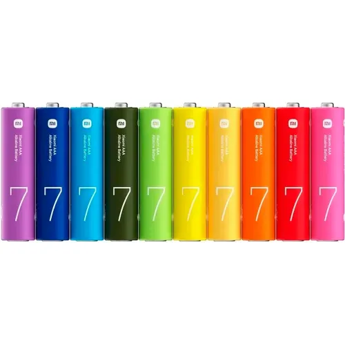 XIAOMI Xiaomi Pilas Aaa Rainbow Batteries - 10 Unidades
