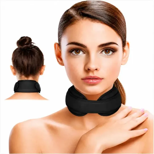 GENERICO Collar Terapéutico Para Cuello Cuellera Frío Y Calor Ajustable Compresa De Gel Cervical