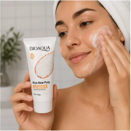 GENERICO Limpiador Facial En Espuma Bioaqua Con Extracto De Arroz 100g Hidrata