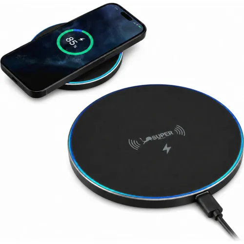 GENERICO Cargador Inalámbrico Rgb Cr43 De 20w De Carga Rápida Para Smartphone