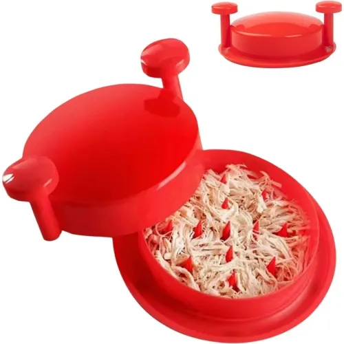 GENERICO Deshilachador Desmenuzador De Pollo Verduras Giratorio Manual Multiusos