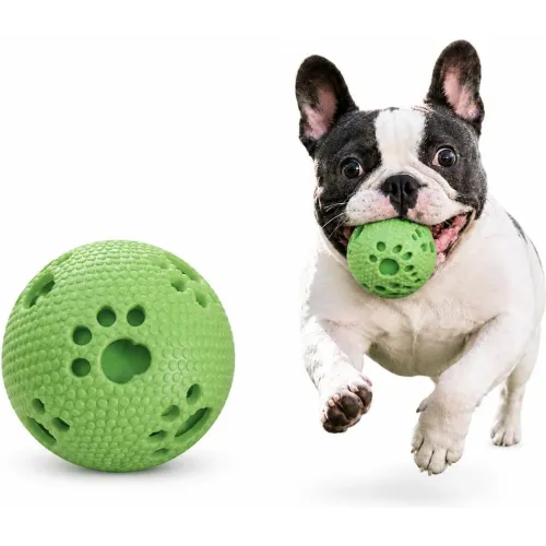 GENERICO Pelota Para Perros Masticable 7.5 Cm Juguete Interactivo Con Textura Antiestrés
