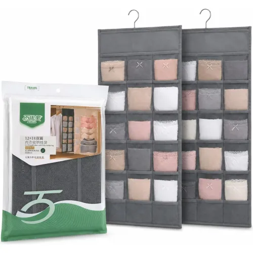 GENERICO Pack X2 Organizador Ropa Interior Doble Cara Clasificador Multiusos 60 Divisiones