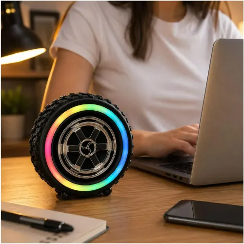 GENERICO Parlante Neumático Bluetooth Luces Rgb G2389 Recargable 5w Usb Tf