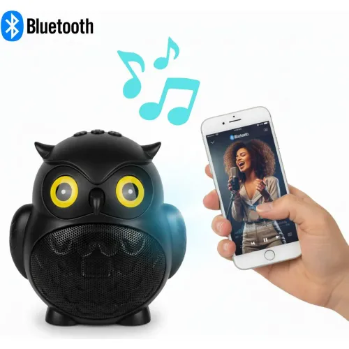 GENERICO Parlante Bluetooth Portátil Altavoz Inalámbrico Diseño Búho X-902