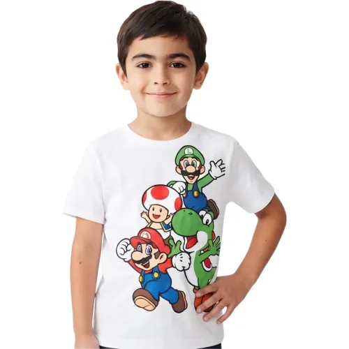MARIO BROS Polo Manga Corta Niño Mario Bros