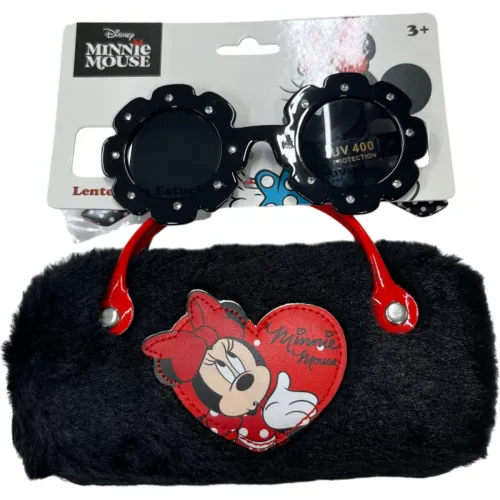 Minnie Mouse Pack De Lentes Con Estuche Niña Minnie Mouse
