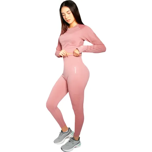 WALKING Conjunto Deportivo Activewear Rosado Walking Yjt8003d