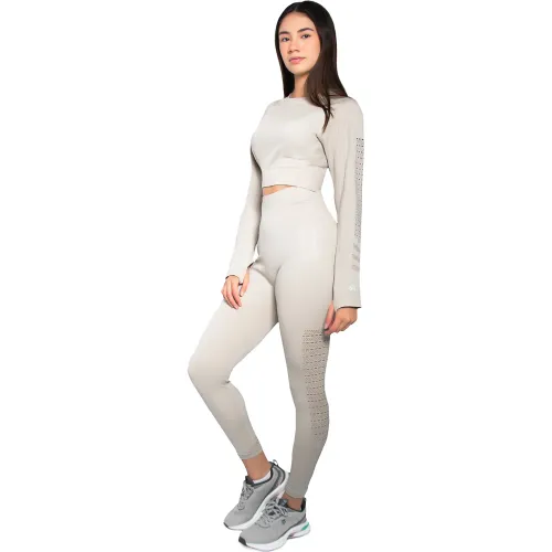 WALKING Conjunto Deportivo Activewear Beige Walking Yjt8003d