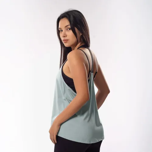 WALKING Polo Tirante Mujer Celeste Walking Mtt3109