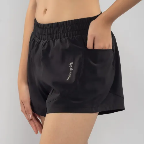 WALKING Short Deportivo Mujer Negro Walking Mfs24231